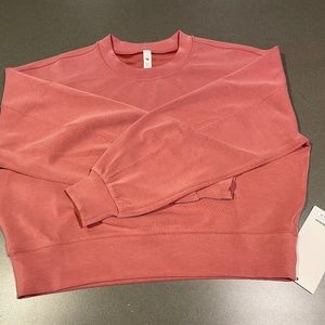 NWT Lululemon Perfectly Oversized Crop Crew (size 4)